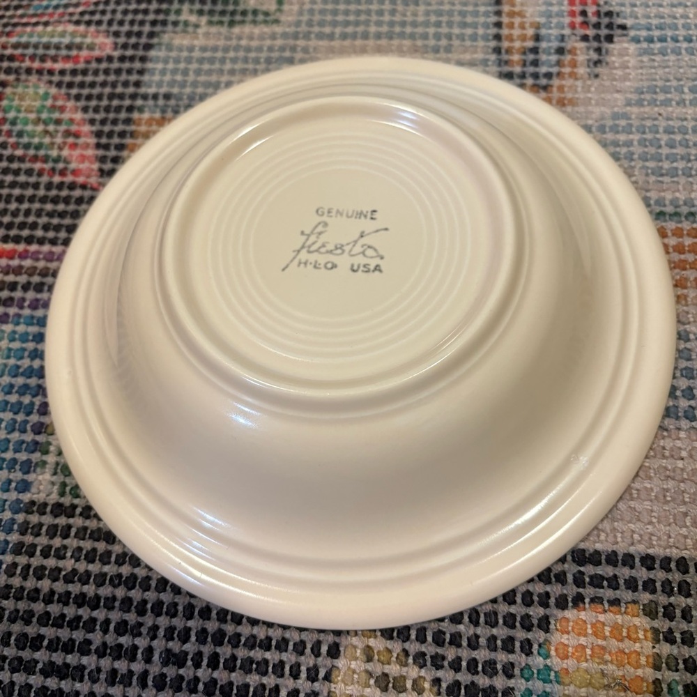 Vintage Fiestaware * Homer Laughlin Cream Soup Bowl Dining EUC Retro Collectible - Picture 2 of 8